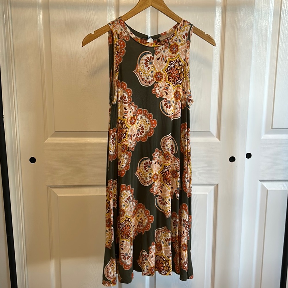 Loft petite boho style swing dress